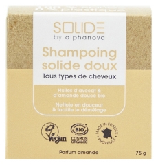 Alphanova Solide Mildes Festes Shampoo Bio-Mandelduft 75 g