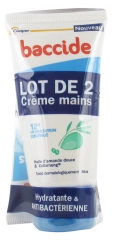Crème Mains Hydratante et Antibactérienne Lot de 2 x 50 ml