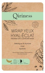 Qiriness Wrap Yeux Hyal-Éclat 2 Patchs Hydrogel
