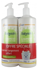 Cooper Babysoin Liniment Oléo-Calcaire 2 x 750 ml + 1 Korb zur Aufbewahrung Geschenkt