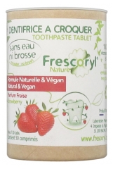 Frescoryl Nature Strawberry-Flavored Chewable Toothpaste 50 Tablets
