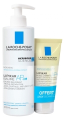 La Roche-Posay Lipikar AP+ M Skin Relief Balm 400ml + AP+ Cleansing Oil 100ml Free
