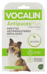 Vocalin AntipucesPlus Middelgrote Hond Afwerende Antiparasitaire Pipetten 3 Pipetten