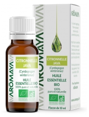 Aromaya &Oslash;kologisk &AElig;terisk Olie Java Citronella 10 ml