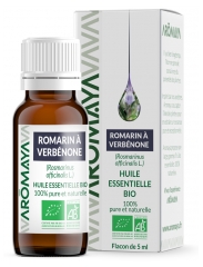 Aromaya Olio Essenziale Biologico di Rosmarino Verbenone 5 ml