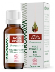 Aromaya Huile Essentielle Bio de Santal Spicatum Distill&eacute; 2 ml