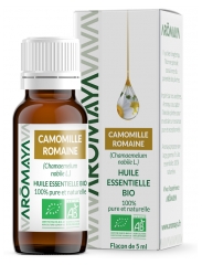 Aromaya Olio Essenziale Organico di Camomilla Romana 5 ml