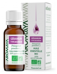 Aromaya Luomu Geranium Bourbon Eteerinen &Ouml;ljy 5 ml