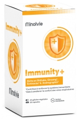 Minolvie Immuniteit+ 45 Plantaardige Capsules + 30 Capsules