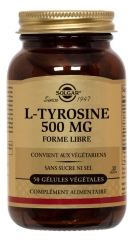 Solgar L-Tyrozyna 500 mg 50 Kapsułek Roślinnych
