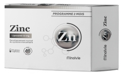 Minolvie Zinc Liposome 15 mg 60 Vegetable Capsules