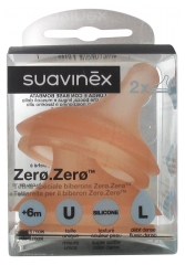 Suavinex Zero.Zero 2 Sauger Dense Flow 6 Monate und Mehr