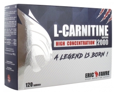 Eric Favre L-Carnitine Tartrate 2000 High Concentration 120 Comprimés