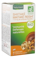 Naturland Shiitake Maitake-Reishi Organic 40 VegCaps