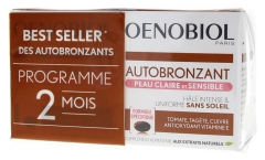 Oenobiol Autobronceador Piele Clara y Sensible Lote de 2 x 30 Cápsulas