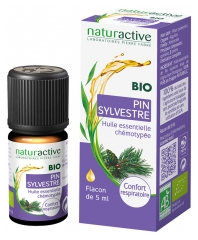 Naturactive Olio Essenziale di Pino Silvestre (Pinus Sylvestris L.) Organico 5 ml