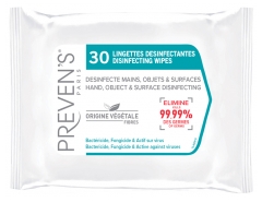 Preven's 30 Disinfectant Wipes