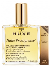 Nuxe Huile Prodigieuse 100ml + Prodigieux The Fragrance 1,2ml Free