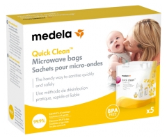 Medela Quick Clean 5 Bustine per Microonde