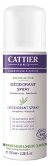 Cattier Brume Active Déodorant Spray 100 ml