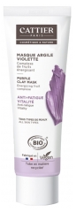 Cattier M&aacute;scara Argila Violeta Todos os Tipos de Pele Bio 100 ml