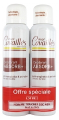 Déodorant Absorb+ Homme 48H Lot de 2 x 150 ml