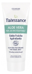 Natessance &Oslash;kologisk Fair Trade Ren Aloe Vera Juice Frisk Fugtgivende Gel&eacute; &Oslash;kologisk 50 ml