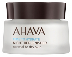 Ahava Time to Hydrate Soin de Nuit Régénérant Peaux Normales à Sèches 50 ml