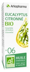 Arkopharma Organic Essential Oil Lemon Eucalyptus (Corymbia citriodora) n°06 10ml