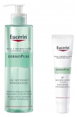 Eucerin DermoPure: Rensegel 400 ml + K10 Hudfornyende Behandling 40 ml