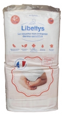 Libellys Couches Non-Irritantes Dermo-Sensitives Taille 4+ (9-20 kg) 46 Couches
