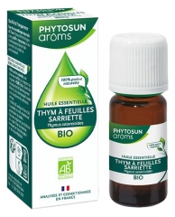 Phytosun Arôms Olio Essenziale di Timo in Foglie di Santoreggia (Thymus Satureioides) Organic 10 ml
