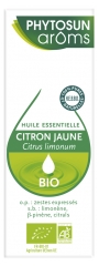 Phytosun Arôms Citron Jaune (Citrus limonum) Bio 10 ml