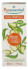 Puressentiel Aceite Vegetal Ecológico de Almendras Dulces (Prunus Amygdalus) 50 ml