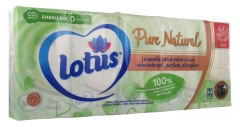 Lotus Pure Natural 10 Étuis de 9 Mouchoirs