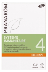 Pranarôm Oléocaps+ Organic 4 Immune System 30 Capsules