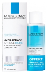 La Roche-Posay Hydraphase Intense Rich 50ml + Respectissime Waterproof Eye Makeup Remover 50ml Free