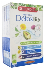 Superdiet Protocole Détox Bio 30 Ampoules