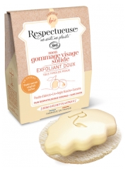 Respectueuse My Gentle Exfoliating Solid Face Cleanser 35g + 1 Free Vegetable Soap Dish
