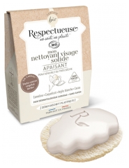 Respectueuse My Soothing Solid Face Cleanser 35g + 1 Free Plant Soap Dish
