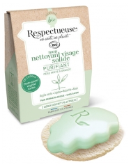 Respectueuse My Purifying Solid Face Wash 35 g + 1 Free Plant Soap Dish