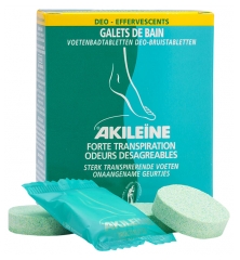 Akileïne Foot Bath Tablets Deo-Effervescent 7 Tablets