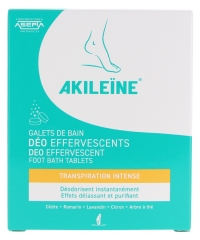 Akileïne Galets de Bain Déo-Effervescents 7 Galets