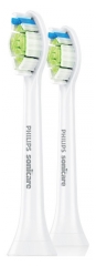 Sonicare W2 Optimal White HX6062 2 Têtes de Brosse de Rechange