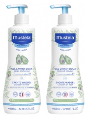 Mustela Gel Lavant Doux à l'Avocat Lot de 2 x 500 ml