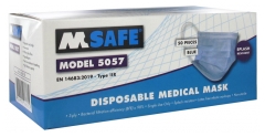 M-Safe Disposable Surgical Mask 98% TYPE IIR 50 Masks