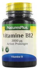 Natures Plus Vitamine B12 Action Prolongée 60 Comprimés