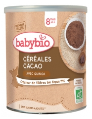 Babybio Céréales Cacao 8 Mois et + Bio 220 g