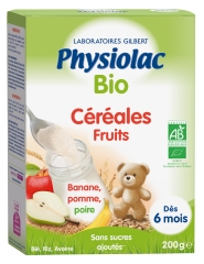 Bio Céréales Fruits Dès 6 Mois 200 g