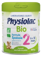 Physiolac Bio Formule Épaissie 2 6 à 12 Mois 800 g